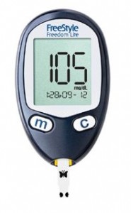 糖尿病の血糖値を測定