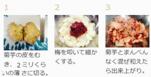 菊芋の料理法