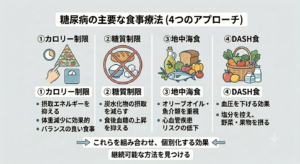 糖尿病の食事療法の種類