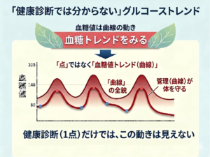 健康診断では分からないグルコーストレンド