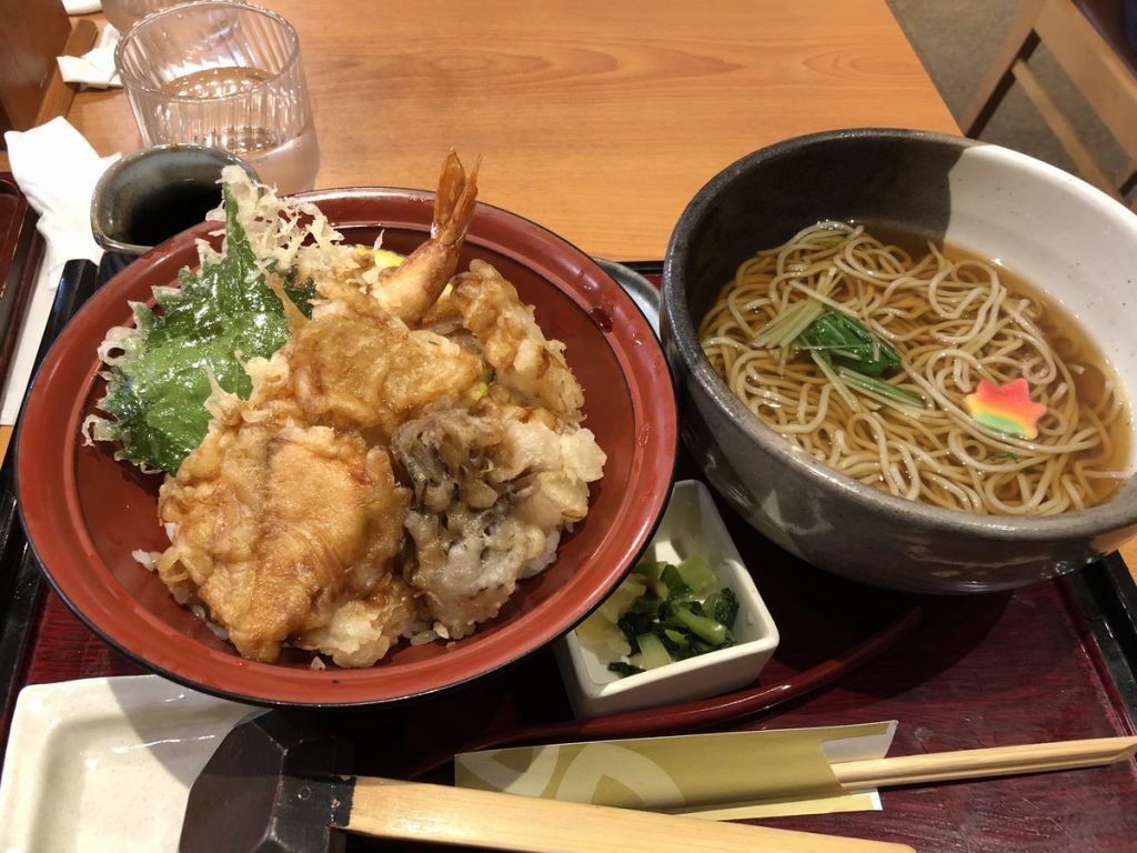天丼と掛け蕎麦を一緒に食べたら食後高血糖は急激に上がります