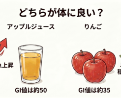 フルーツジュースはGI値低い