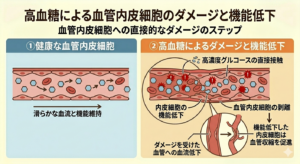高葛藤が血管内皮を傷つける