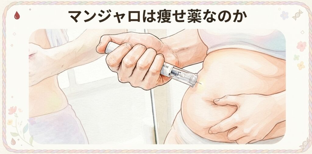 マンジャロは痩せ薬なのか？