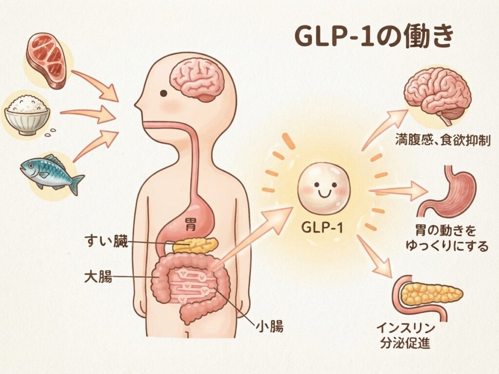 GLP-1を増やす食べ物とは？マンジャロで注目の「痩せホルモン」を増やす方法